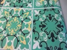Musmatta Mosaik Green 50x60 cm.