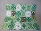 Musmatta Mosaik Green 50x60 cm.