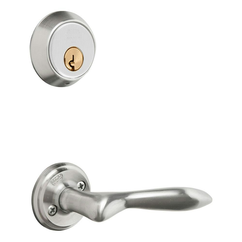 ASSA ABLOY Låssats entré D12-S1 ytterdörr Matt krom