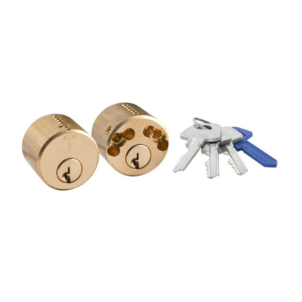 Cylinder ASSA ABLOY 1212. 3 nycklar GDS