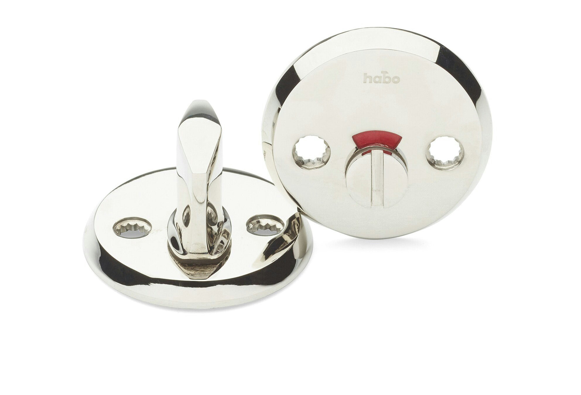 Habo WC-beslag Nickel. A265