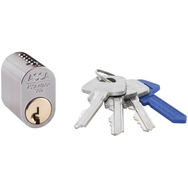 ASSA ABLOY Cylinder 1201 3ny Mattkrom
