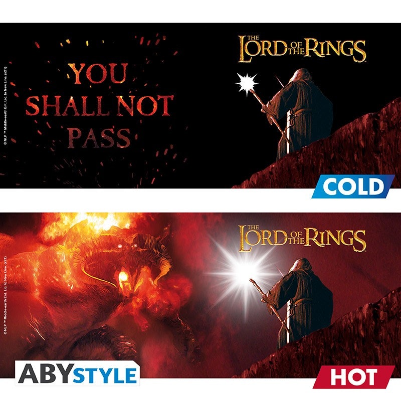 Lord of the Rings Mugg - Heat Change - You shall not pass