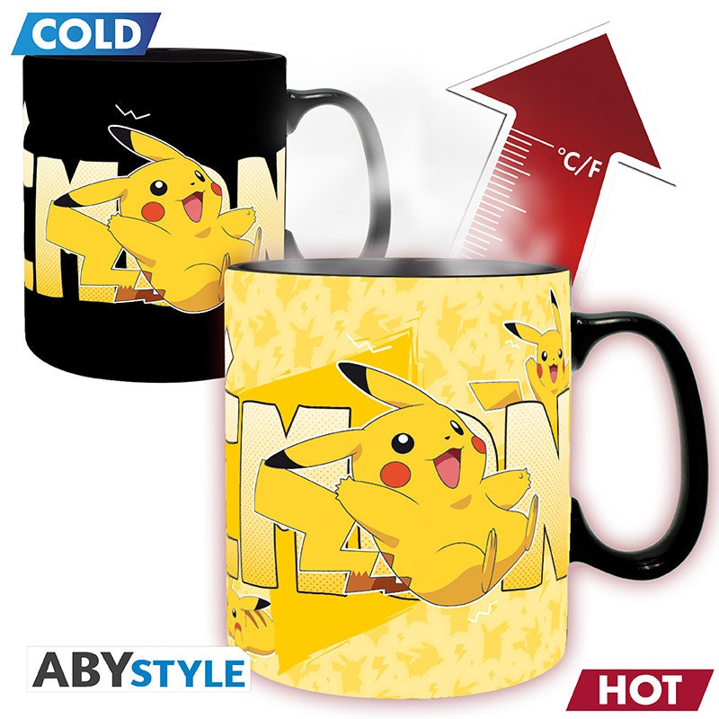 Pokemon mugg - Heat change - Pikachu