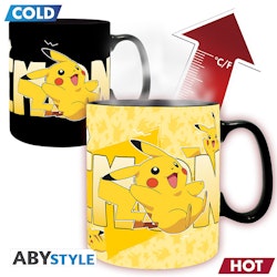 Pokemon mugg - Heat change - Pikachu