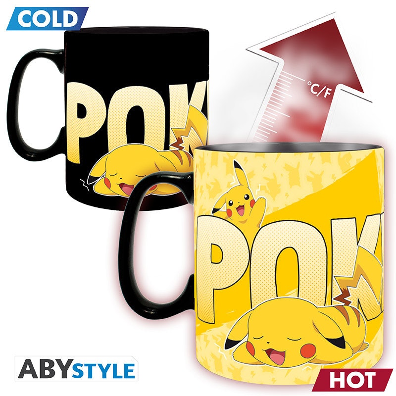 Pokemon mugg - Heat change - Pikachu
