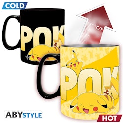 Pokemon mugg - Heat change - Pikachu