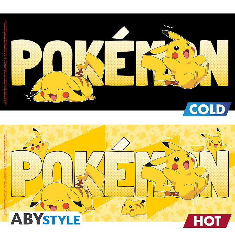 Pokemon mugg - Heat change - Pikachu