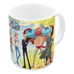 One Piece mugg - Map