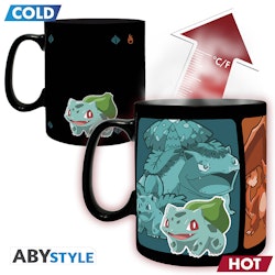 Pokemon mugg - Heat Change - Starters