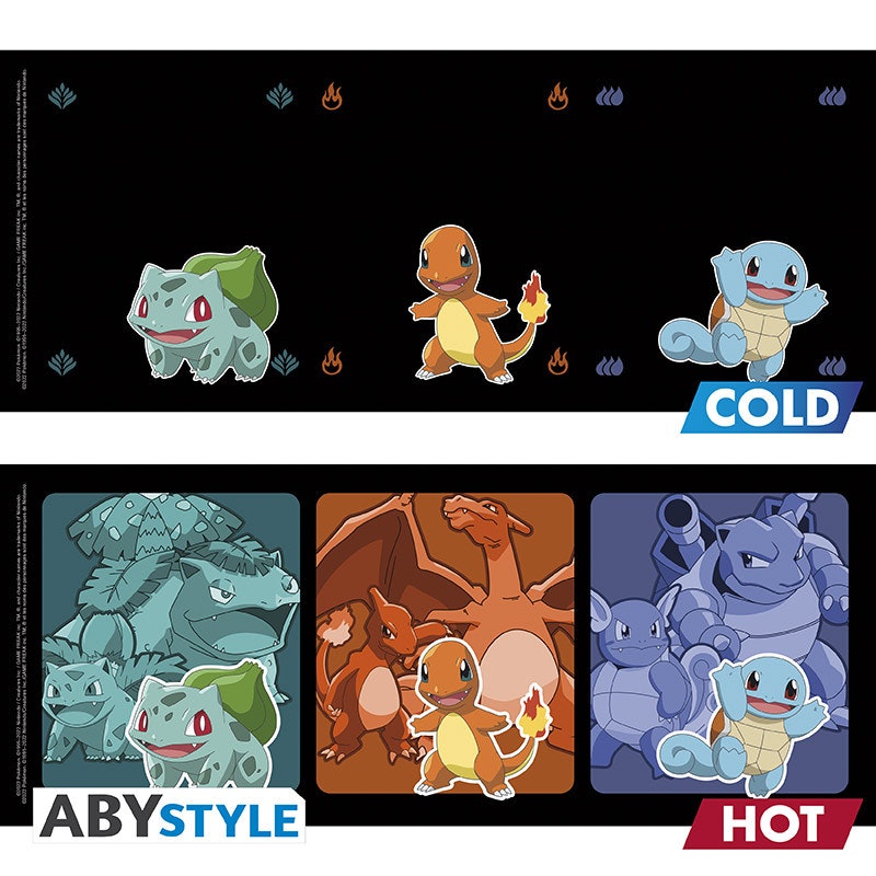 Pokemon mugg - Heat Change - Starters