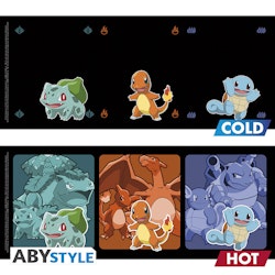 Pokemon mugg - Heat Change - Starters