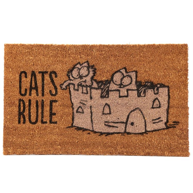 Simons Cat dörrmatta - Cats rule
