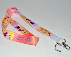 Nyckelband - Sailor Moon - rosa