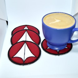 Robotech - Macross logo glasunderlägg