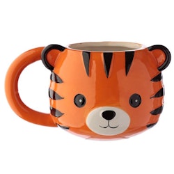Cutiemals 3D mugg - Tiger