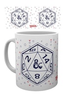 Dungeons and Dragons mugg - Tärning D20