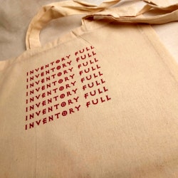 Inventory Full - tygpåse