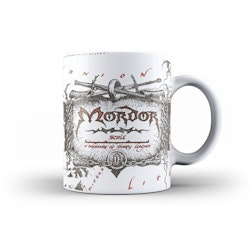 Lord of the Rings mugg - Map of Mordor