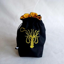 Broderad tärningspåse - Greyjoy logo