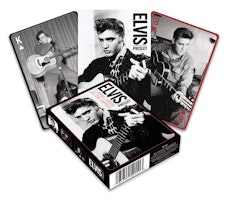 Elvis Prestley kortlek - Black and white