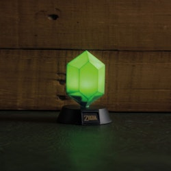 Zelda lampa - Grön rupee