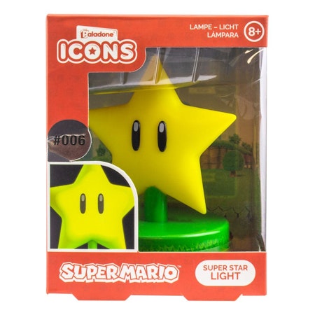 Super Mario lampa - Super Star