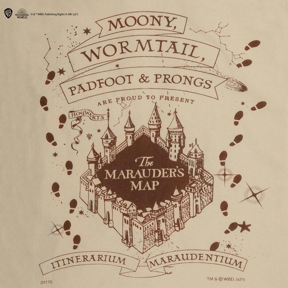 Harry Potter tygpåse - Marauders Map