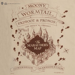 Harry Potter tygpåse - Marauders Map