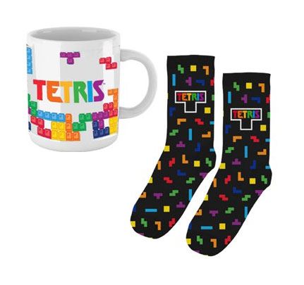 Tetris Mugg & Strumpor Set Tetriminos