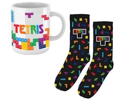 Tetris Mugg & Strumpor Set Tetriminos