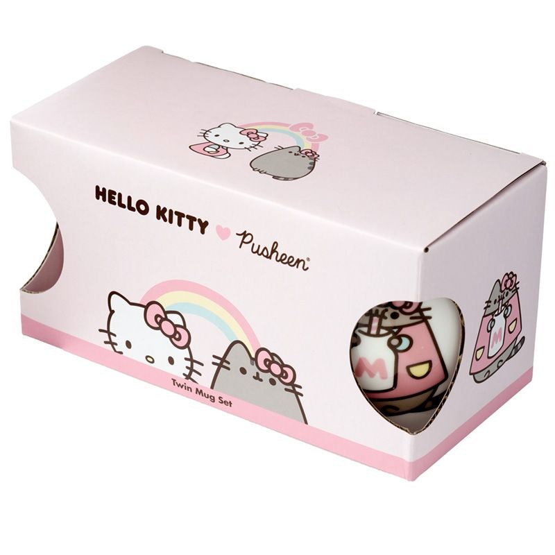 Hello Kitty & Pusheen 2-Pack Porslinsmuggar