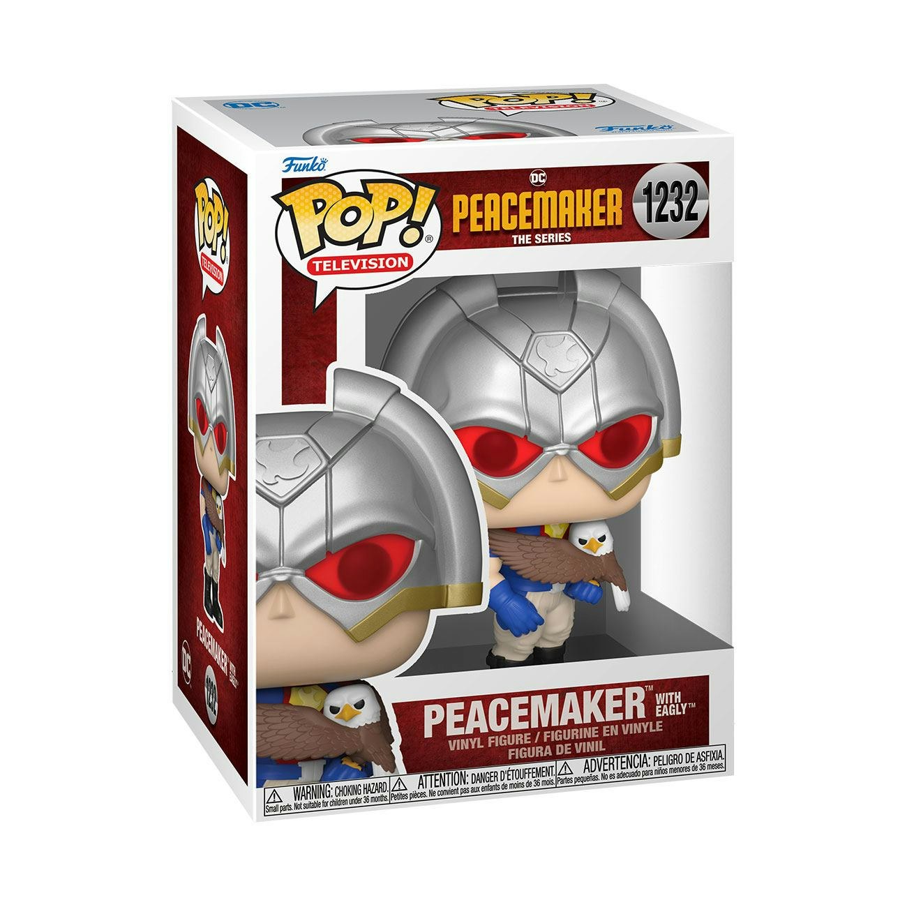 Peacemaker POP! staty - Peacmaker with Eagly 9 cm