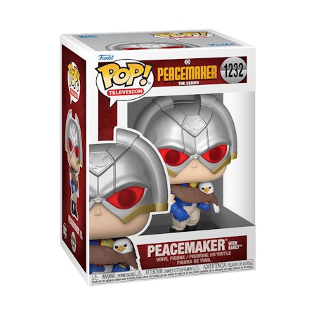 Peacemaker POP! staty - Peacmaker with Eagly 9 cm