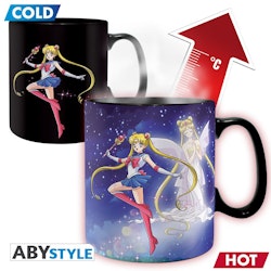 Sailor Moon mugg - Heat Change - Sailor & Chibi