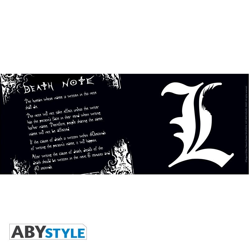 Death Note mugg - L & Rules