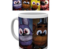 Five Nights At Freddys mugg - Faces