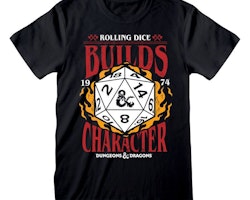 Dungeons & Dragons t-shirt - Builds Character
