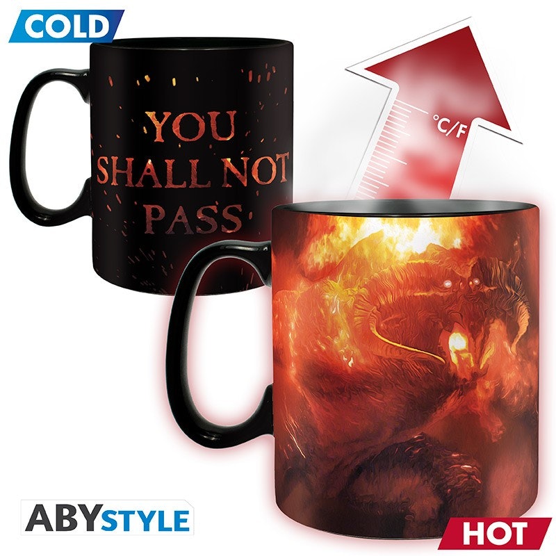 Lord of the Rings Mugg - Heat Change - You shall not pass