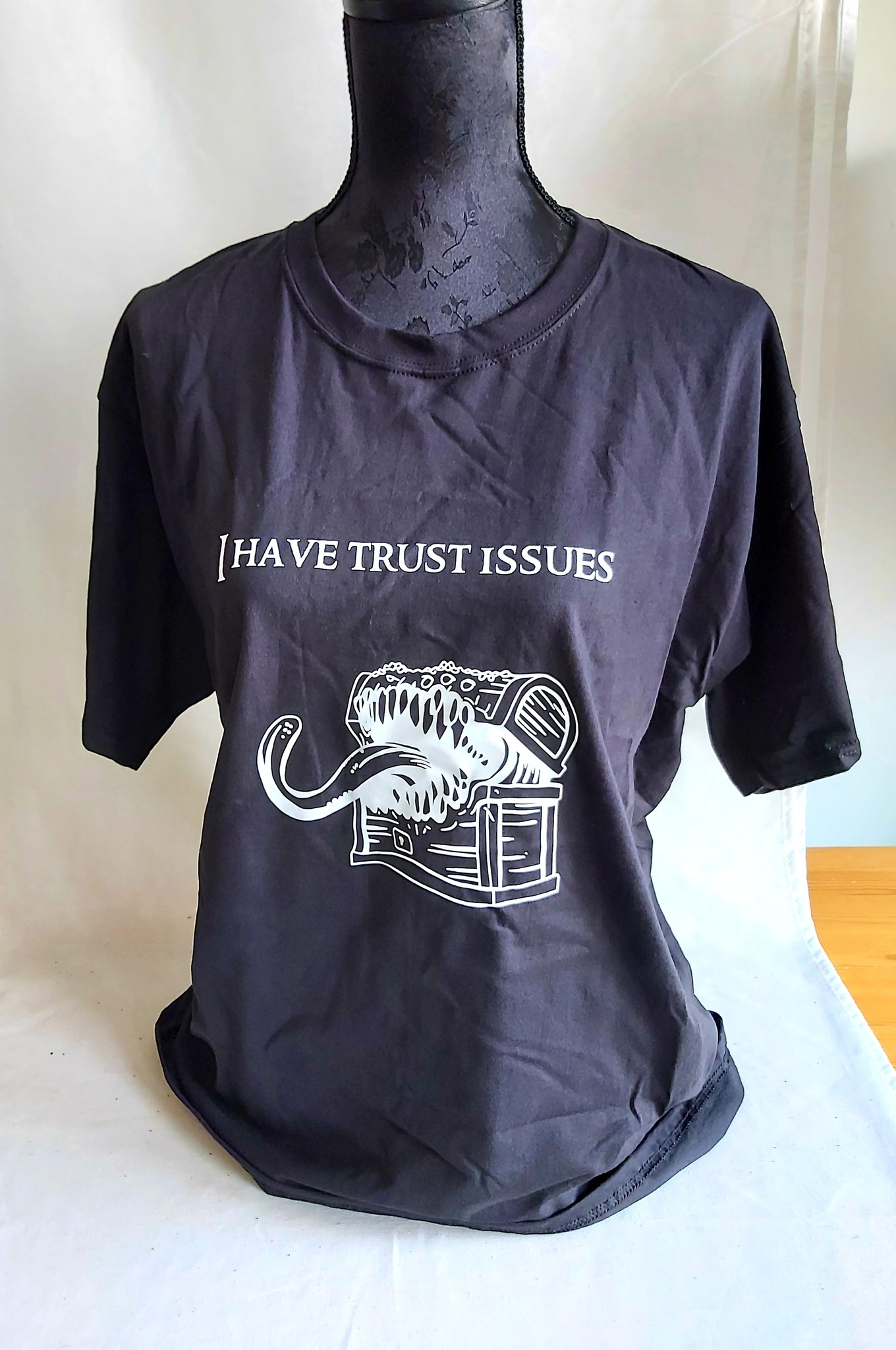 RPG t-shirt - Mimic, I have trust issues