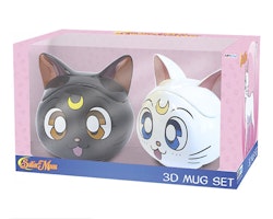 Sailor Moon 3D muggar - Luna & Artemis