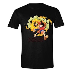 One Piece t-shirt - Luffy attack