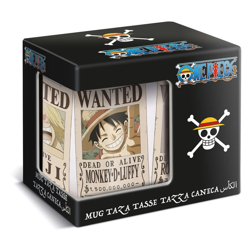 One Piece mugg - Wanted poster