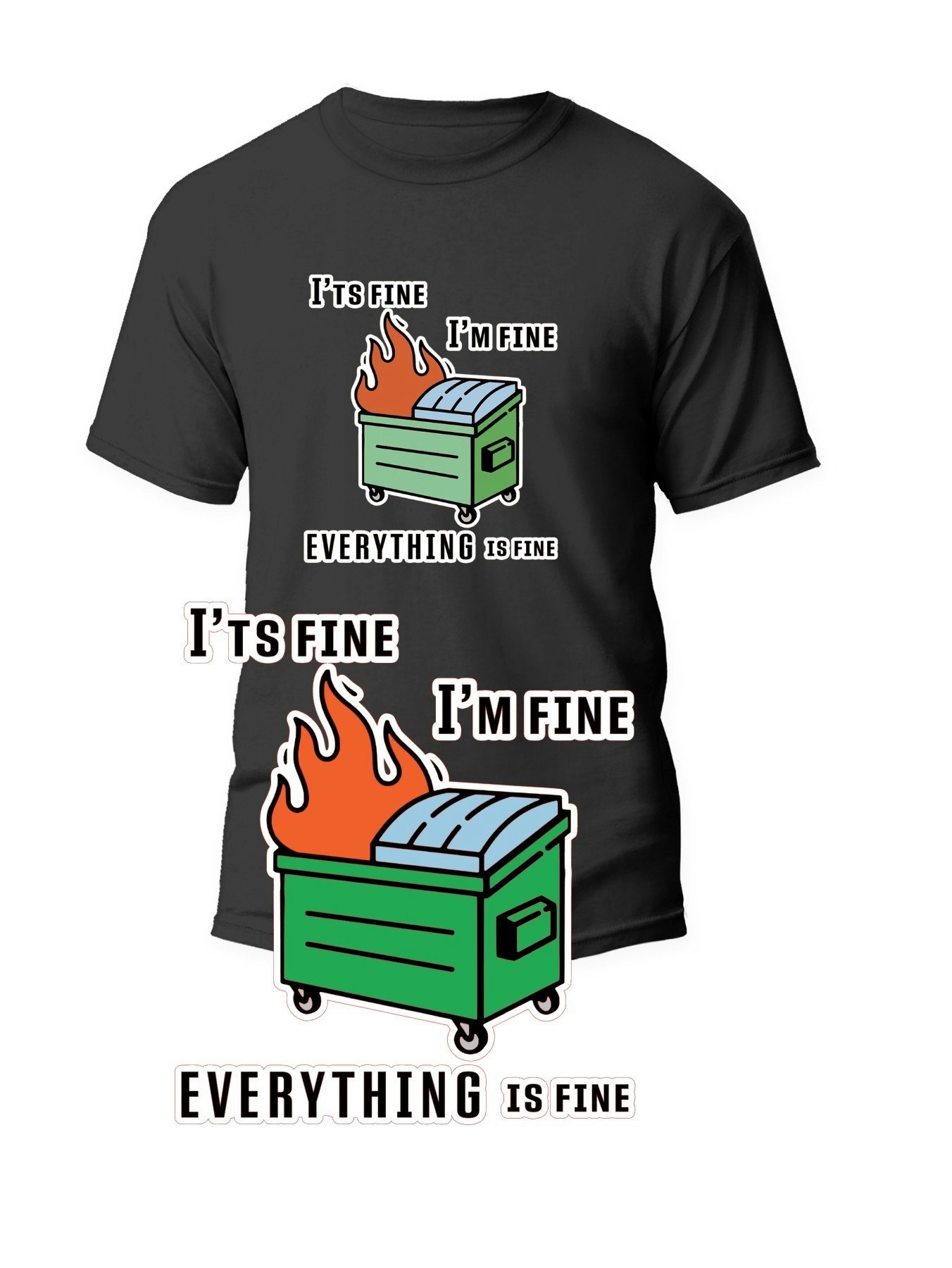 Dumpster Fire t-shirt
