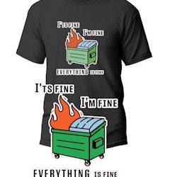 Dumpster Fire t-shirt