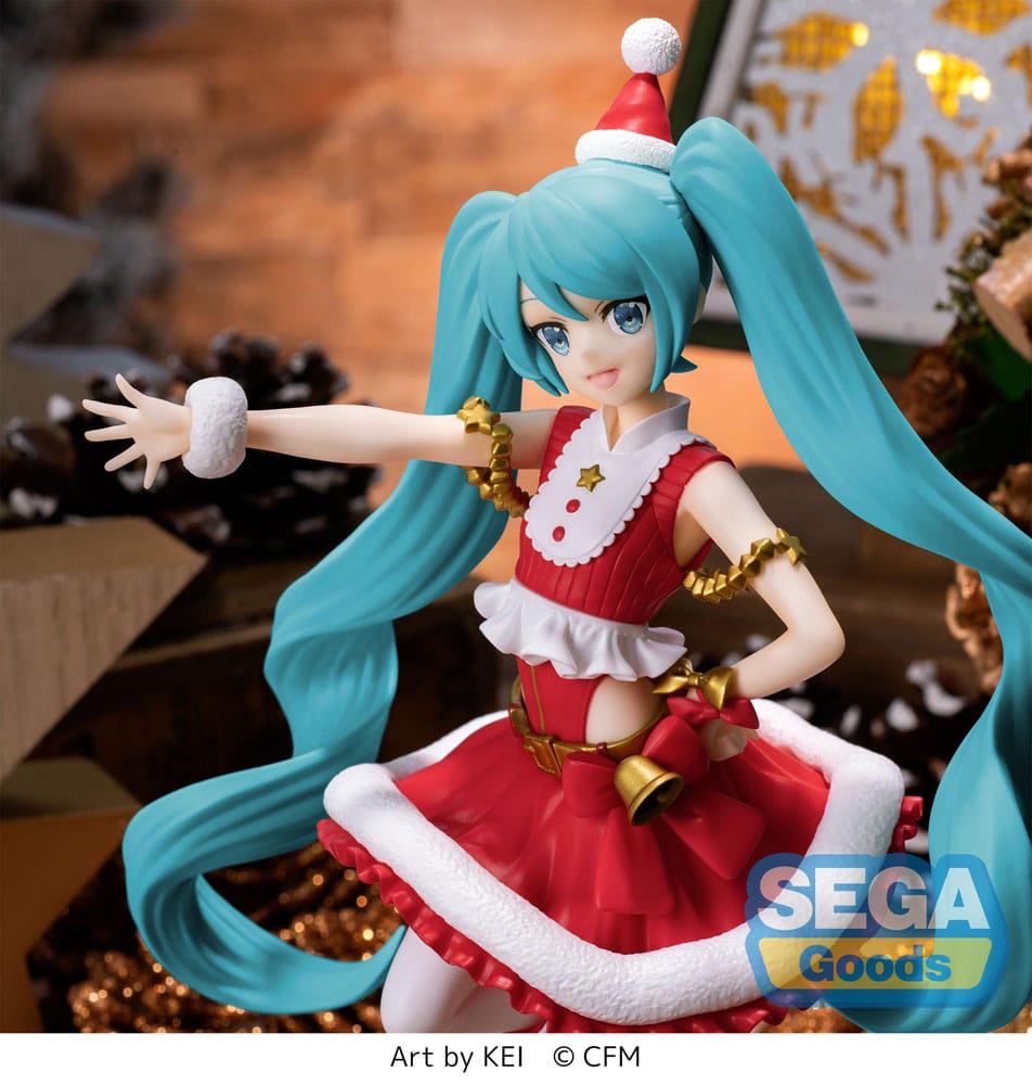 Hatsune Miku Luminasta PVC Statue Hatsune Miku Christmas 2023 20 cm