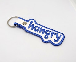 Broderad nyckelring - Hangry