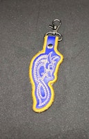 Broderad nyckelring - Celtic Dragon
