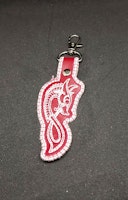Broderad nyckelring - Celtic Dragon