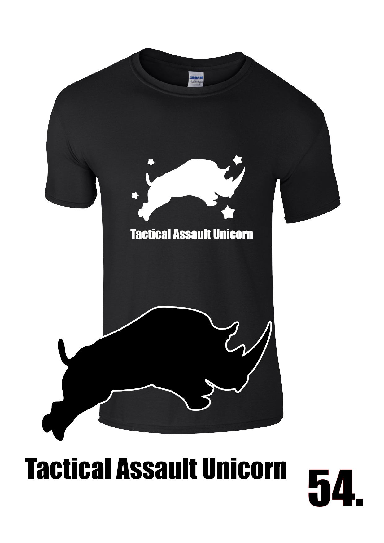 Tactical Assault Unicorn t-shirt